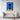 Blue Portrait Elegance Framed Canvas (Black) / 24 x 32