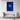 Blue Majesty Portrait Framed Canvas (Black) / 20 x 30