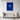 Blue Majesty Portrait Framed Canvas (Black) / 24 x 32
