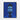 Blue Majesty Portrait Framed Canvas (Black) / 8 x 10
