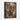 Abstract Mosaic Portrait Framed Canvas (Black) / 30 x 40