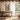 Colorful Childhood Walk Framed Canvas (Walnut) / 32 x 48