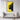 Bold Yellow Silhouette Framed Canvas (Black) / 20 x 30