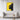 Bold Yellow Silhouette Framed Canvas (Black) / 24 x 32