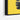 Bold Yellow Silhouette Framed Canvas (Black) / 16 x 20