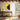 Bold Yellow Silhouette Framed Canvas (Walnut) / 24 x 32