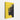 Bold Yellow Silhouette Canvas Wrap / 20 x 30