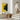 Bold Yellow Silhouette Canvas Wrap / 32 x 48