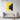 Bold Yellow Silhouette Canvas Wrap / 24 x 32