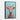 Vivid Floral Bovine Framed Canvas (Black) / 20 x 30