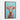 Vivid Floral Bovine Framed Canvas (Walnut) / 20 x 30