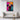 Neon Bovine Bliss Framed Canvas (Black) / 32 x 48