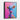 Neon Spotted Bovine Bliss Framed Canvas (Black) / 8 x 10