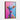 Neon Spotted Bovine Bliss Framed Canvas (Walnut) / 32 x 48