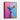 Neon Spotted Bovine Bliss Framed Canvas (Walnut) / 16 x 20
