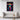 Neon Cow Portrait Framed Canvas (Black) / 20 x 30