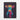 Neon Cow Portrait Framed Canvas (Black) / 30 x 40