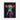 Neon Cow Portrait Canvas Wrap / 24 x 32