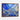 Cosmic Azure Rush Framed Canvas (Walnut) / 32 x 24