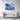 Cosmic Azure Rush Canvas Wrap / 48 x 32