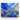 Cosmic Azure Rush Canvas Wrap / 10 x 8