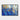Blue Gold Fusion Framed Canvas (Black) / 30 x 20