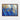Blue Gold Fusion Framed Canvas (Walnut) / 40 x 30