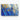 Blue Gold Fusion Canvas Wrap / 48 x 32