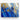 Blue Gold Fusion Canvas Wrap / 10 x 8