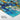 Azure Brushstroke Symphony Fine Art Print / 48 x 32