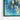 Azure Brushstroke Symphony Framed Canvas (Black) / 30 x 20