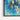 Azure Brushstroke Symphony Framed Canvas (Walnut) / 48 x 32