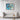 Azure Brushstroke Symphony Framed Canvas (Walnut) / 32 x 24