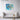 Azure Brushstroke Symphony Canvas Wrap / 24 x 18