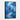Azure Geometric Symphony Framed Canvas (Black) / 20 x 30