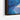 Azure Geometric Symphony Framed Canvas (Black) / 32 x 48