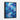 Azure Geometric Symphony Framed Canvas (Black) / 18 x 24
