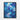 Azure Geometric Symphony Framed Canvas (Black) / 18 x 24