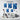 Azure Geometric Symphony Canvas Wrap / 24 x 32