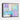 Serene Chromatic Mosaic Framed Canvas (Black) / 10 x 8