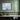 Serene Chromatic Mosaic Framed Canvas (Black) / 14 x 11