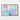 Serene Chromatic Mosaic Framed Canvas (Walnut) / 30 x 20