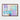 Serene Chromatic Mosaic Framed Canvas (Walnut) / 32 x 24