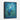 Mystical Peacock Splendor Framed Canvas (Black) / 16 x 20
