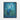 Mystical Peacock Splendor Framed Canvas (Black) / 8 x 10