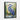 Vibrant Heron Elegance Framed Canvas (Black) / 18 x 24