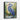 Vibrant Heron Elegance Framed Canvas (Black) / 11 x 14