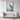 Blue Heron Abstract on the Shore Framed Canvas (Black) / 20 x 30