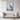 Blue Heron Abstract on the Shore Framed Canvas (Black) / 30 x 40