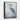 Blue Heron Abstract on the Shore Framed Canvas (Black) / 16 x 20